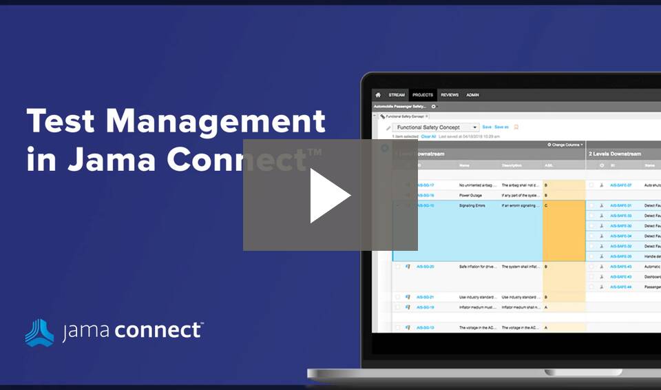 Jama Connect™ Test Management